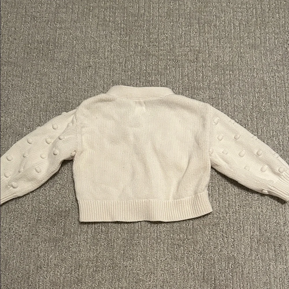 GAP Baby Cream Textured Cardigan